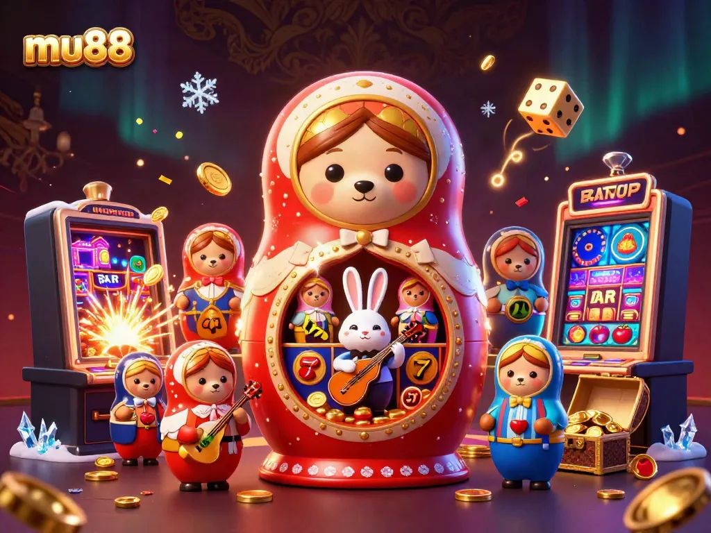 Experience thrilling gameplay at mu88, where charming bears and exciting casino elements await!